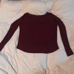 American Eagle Outfitters Burgundy Sweater
